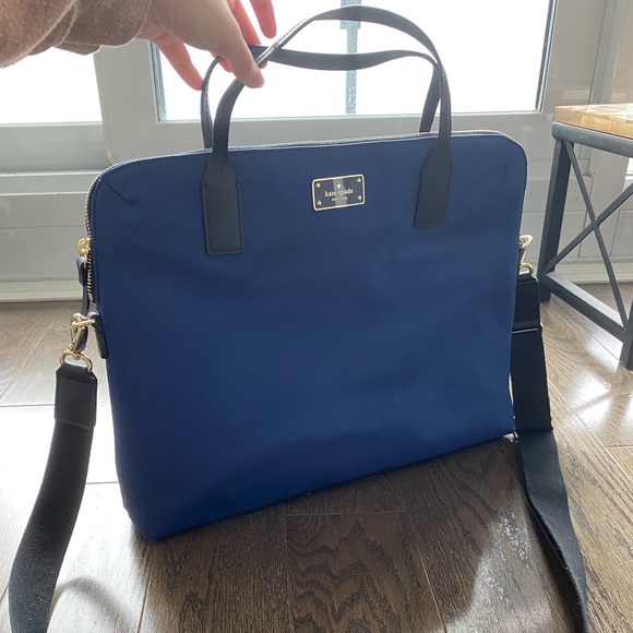 Kate Spade blue laptop bag - Picture 2 of 3